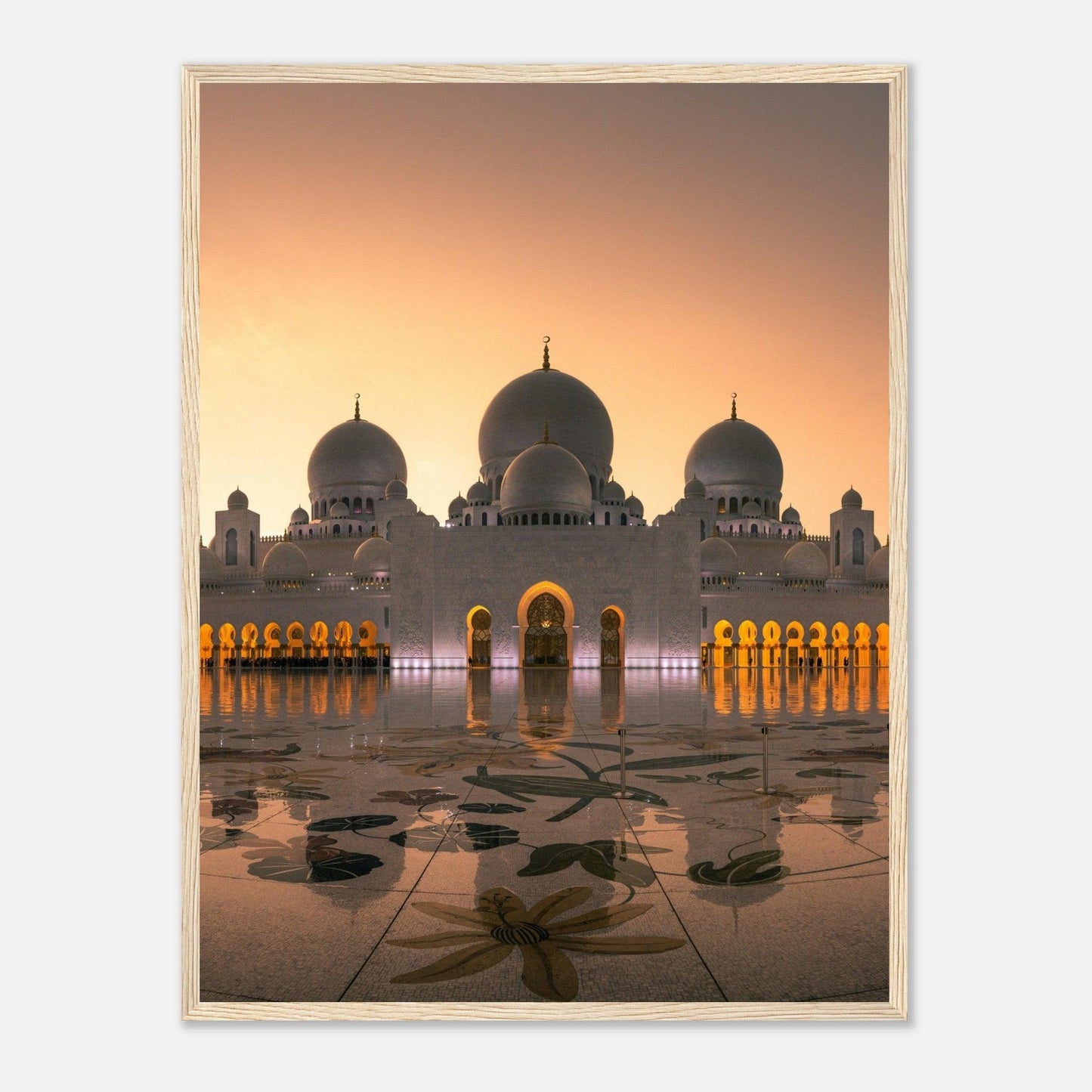 Mosque Islamic Poster Sheikh Zayed