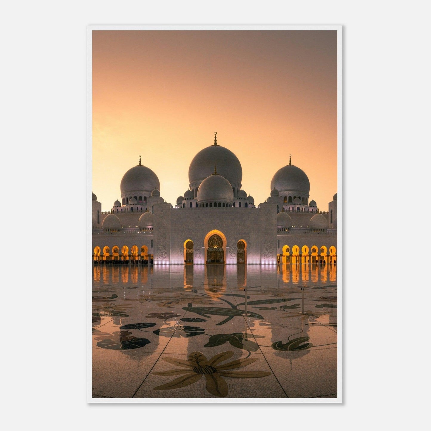 Mosque Islamic Poster Sheikh Zayed