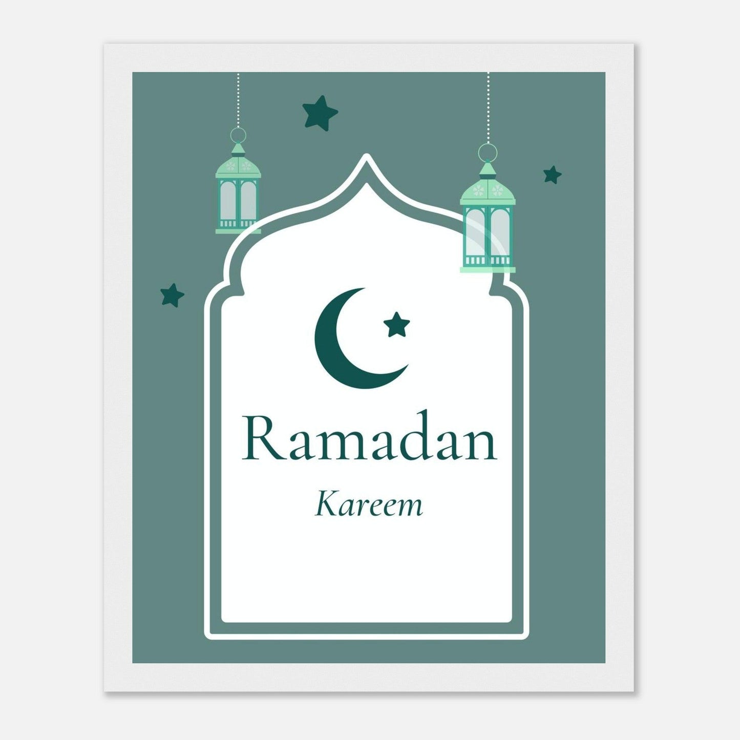 Ramadan Islamic Poster in Green