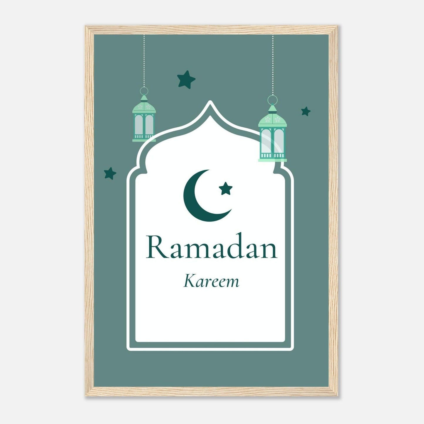 Ramadan Islamic Poster in Green