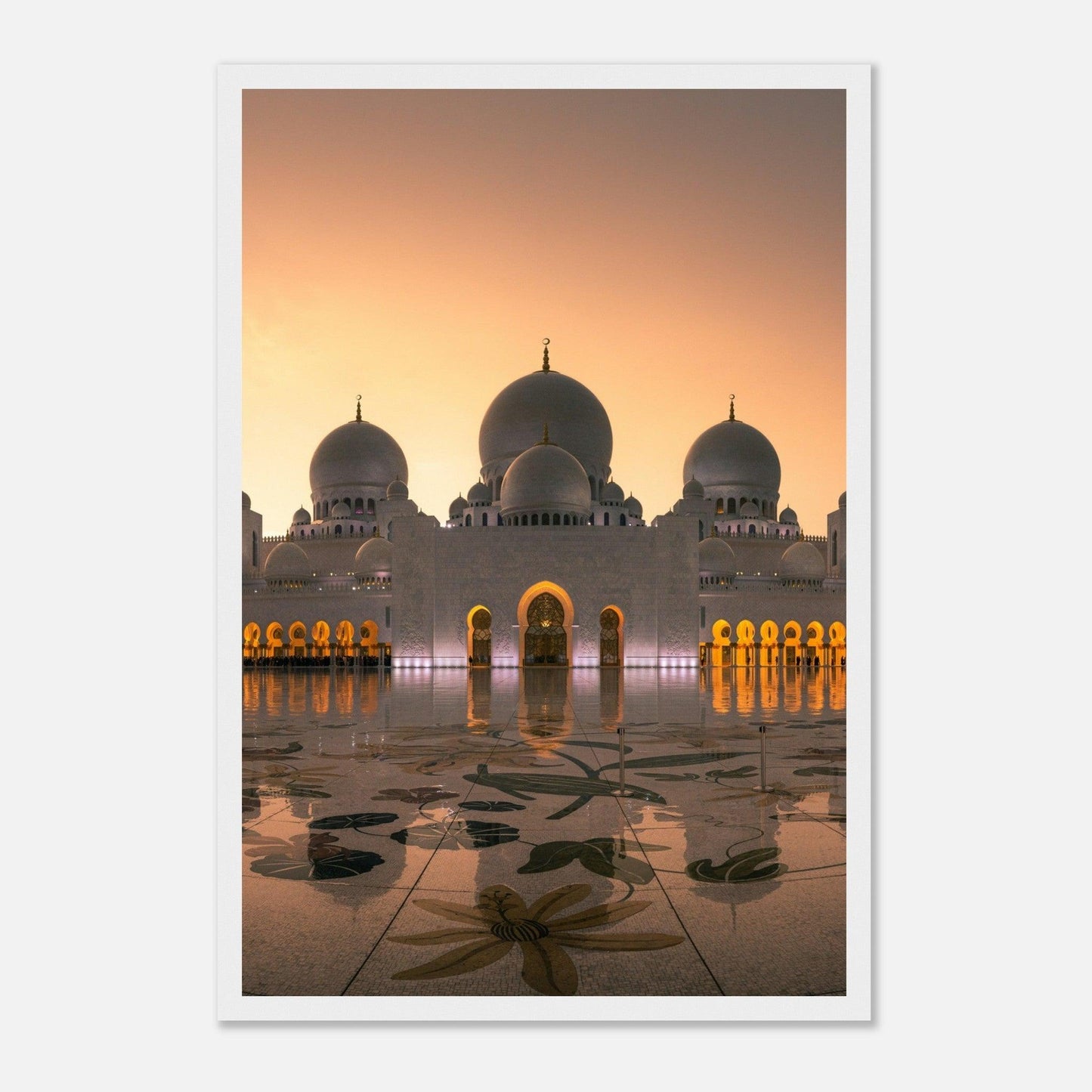 Mosque Islamic Poster Sheikh Zayed