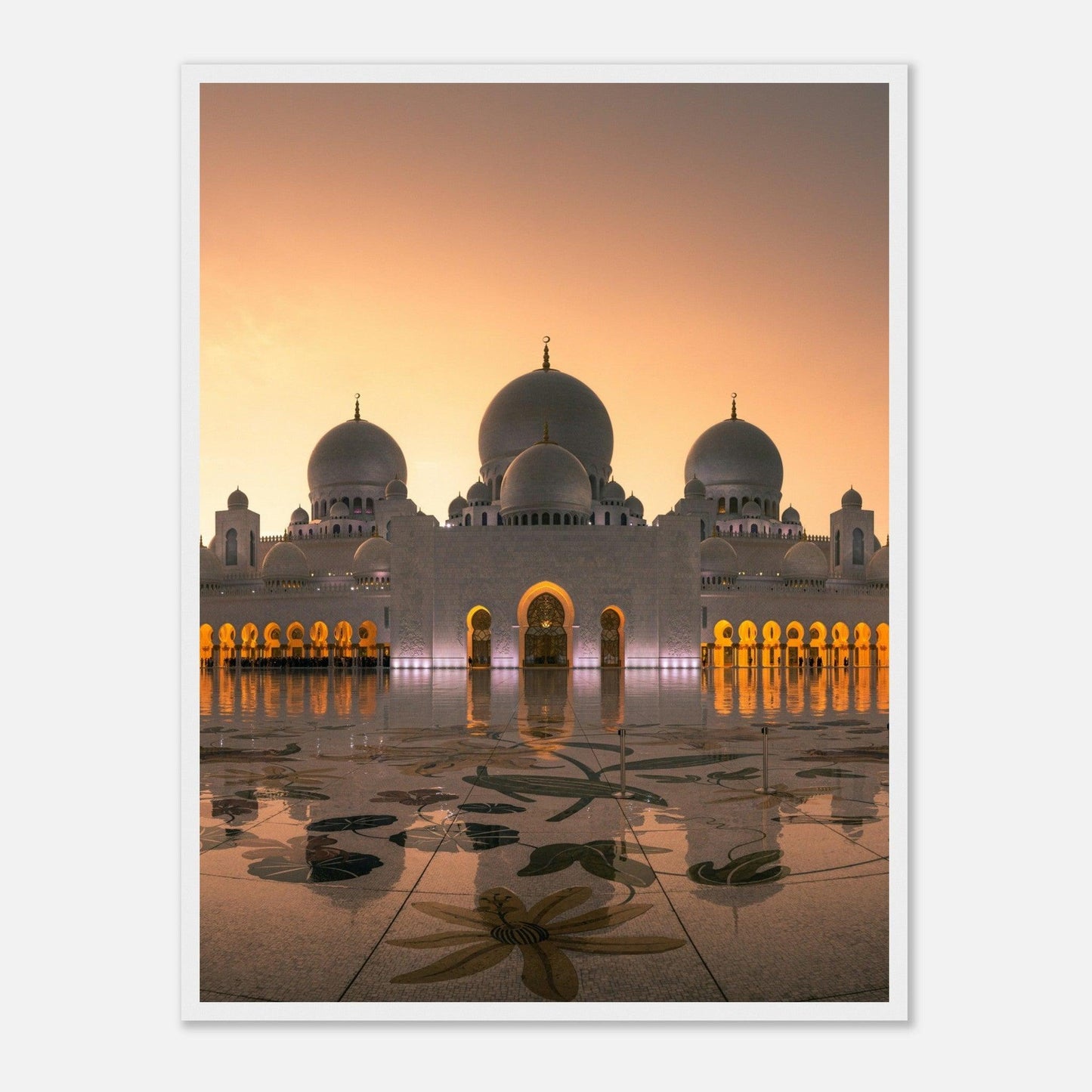 Mosque Islamic Poster Sheikh Zayed