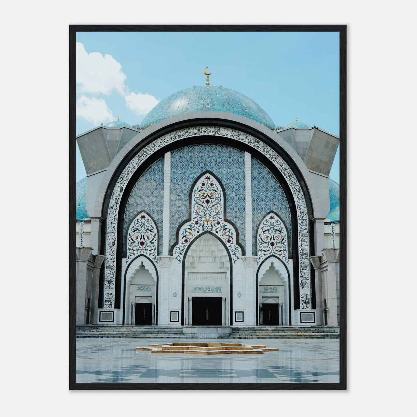 Mosque Islamic Poster Masjid Wilayah