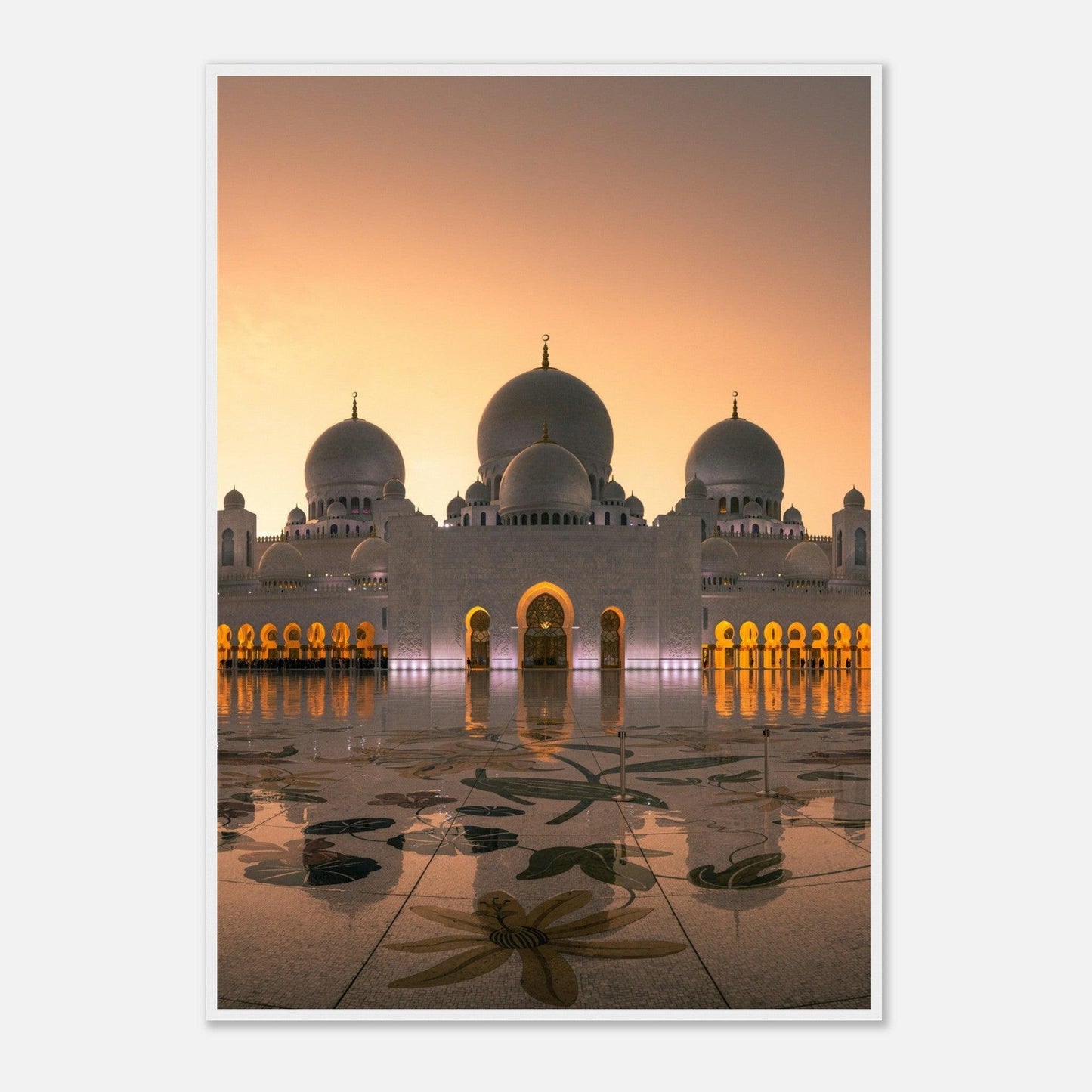 Mosque Islamic Poster Sheikh Zayed