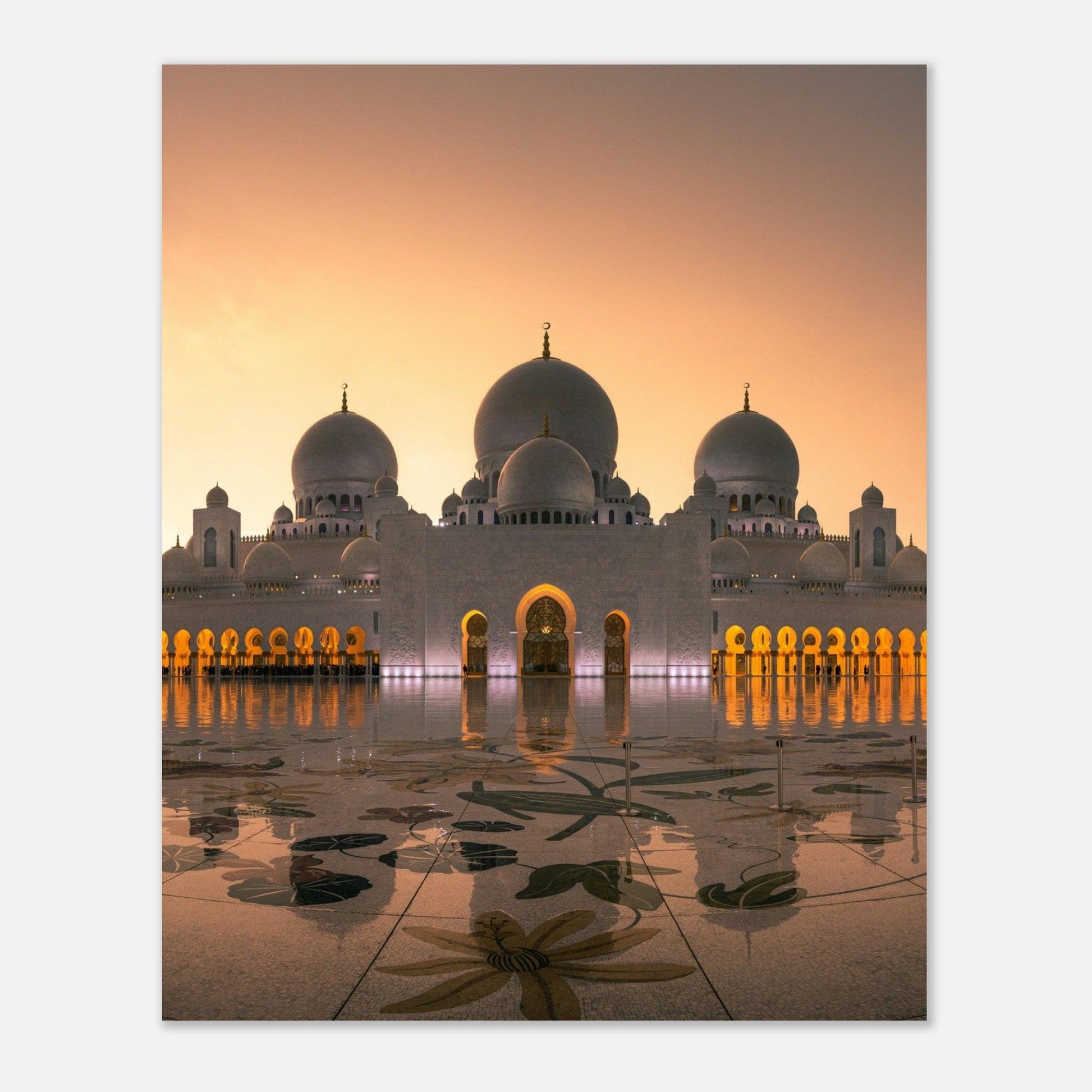 Mosque Islamic Poster Sheikh Zayed