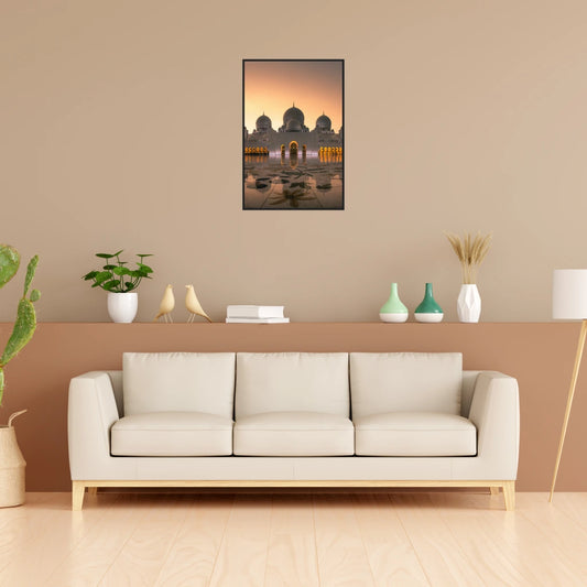 Mosque Islamic Poster Sheikh Zayed - Luxury Wall Art