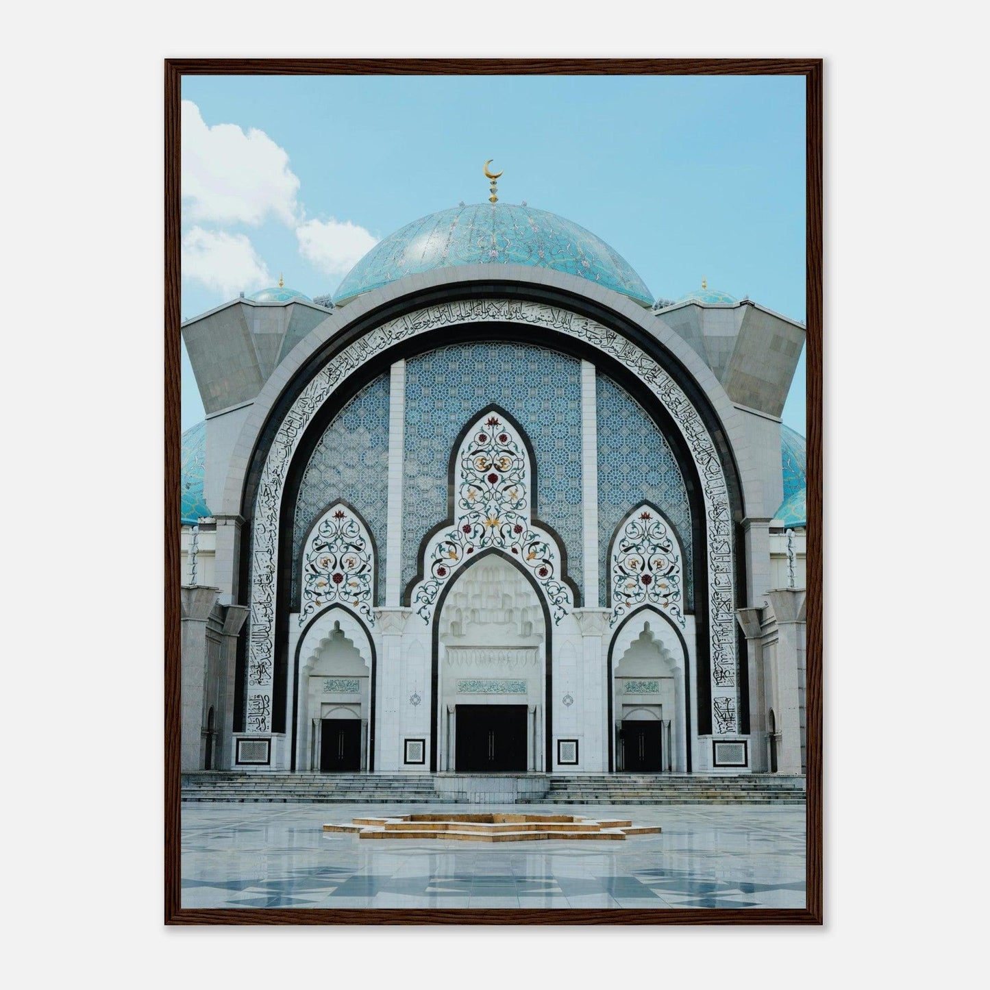 Mosque Islamic Poster Masjid Wilayah