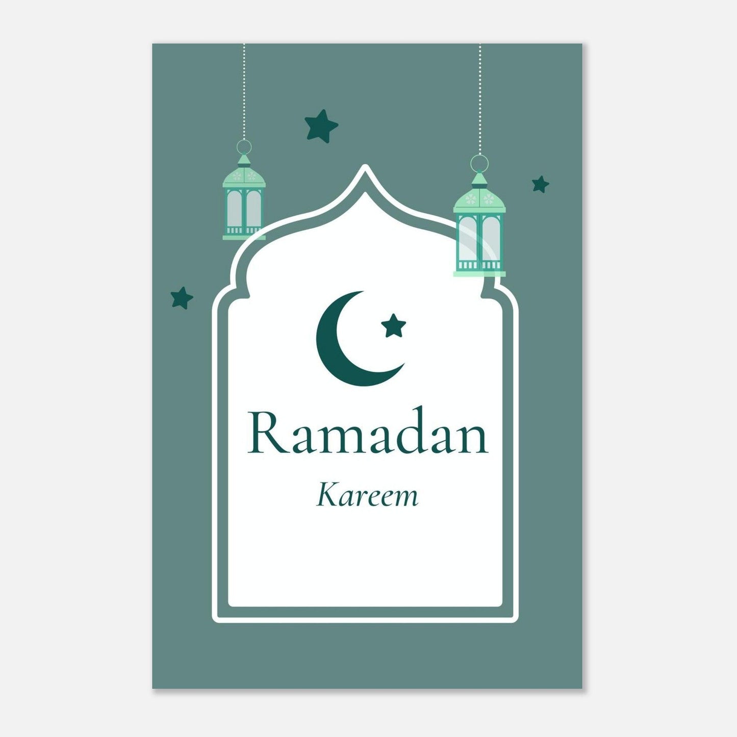 Ramadan Islamic Poster in Green