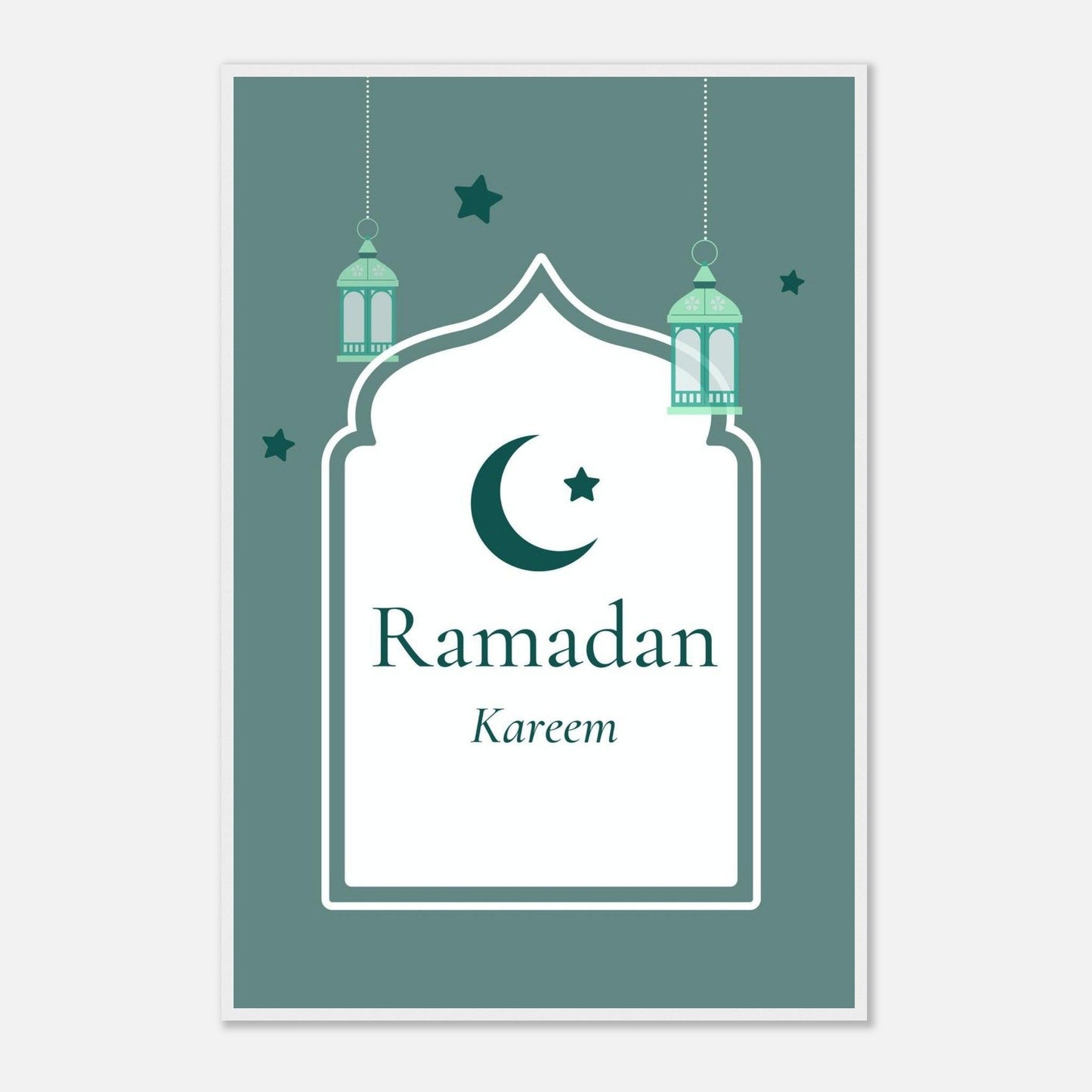 Ramadan Islamic Poster in Green