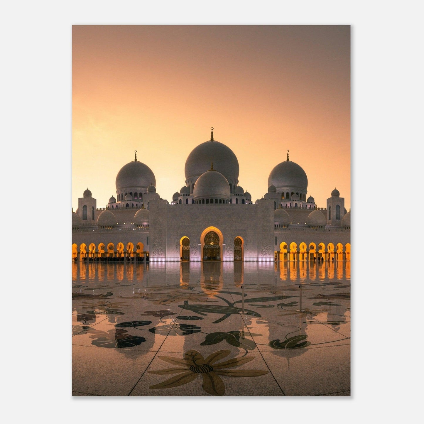 Mosque Islamic Poster Sheikh Zayed