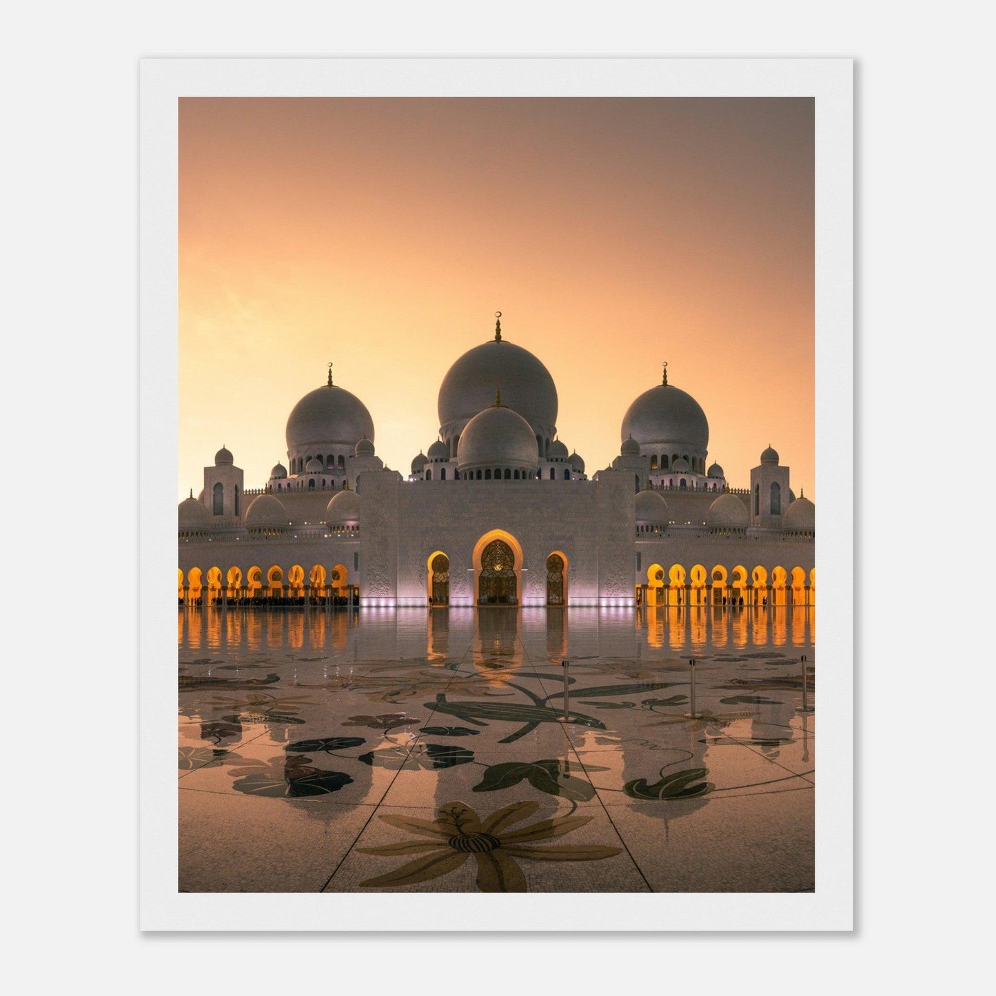 Mosque Islamic Poster Sheikh Zayed