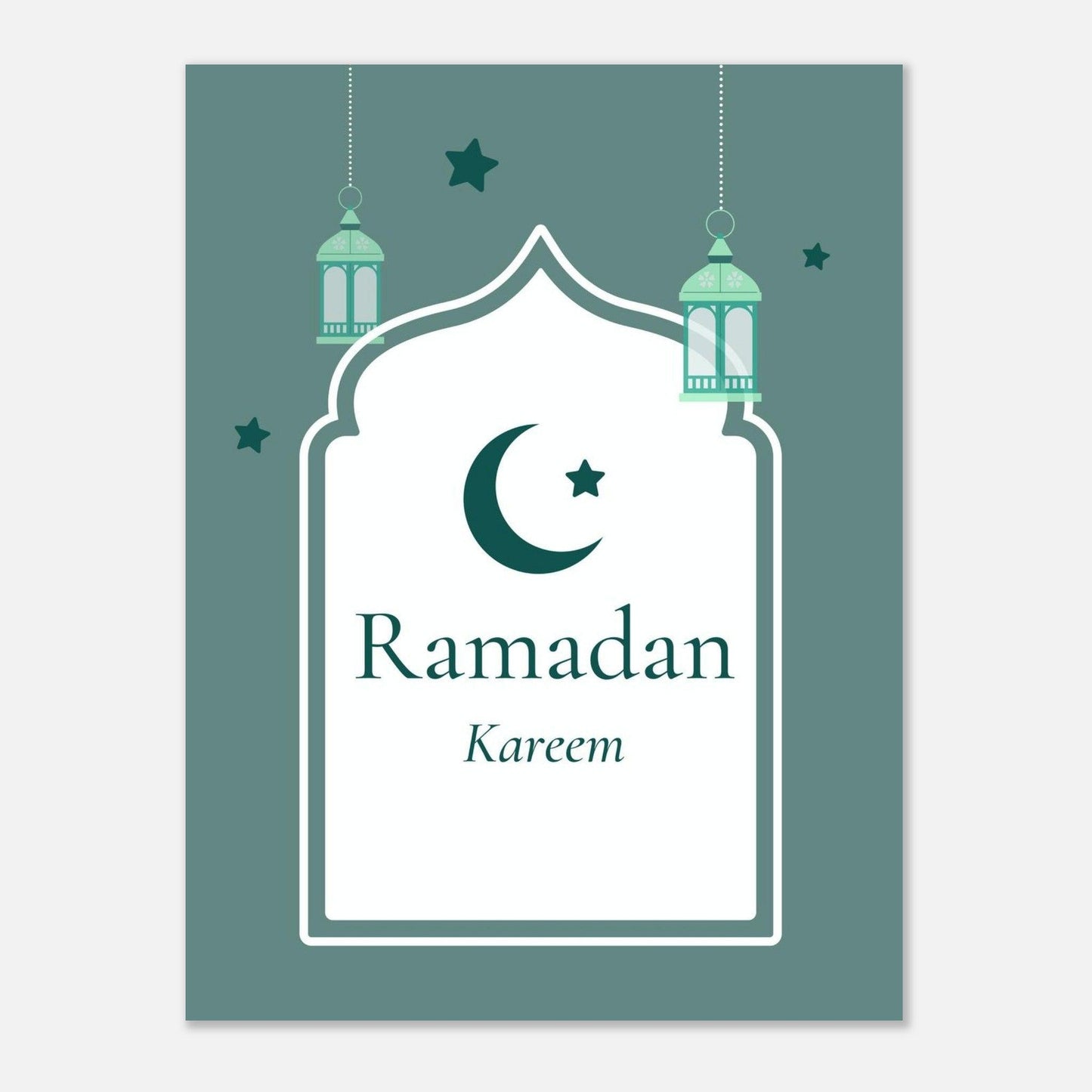 Ramadan Islamic Poster in Green